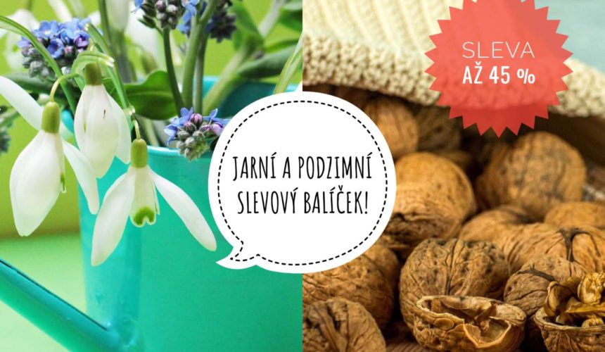 Jarní a podzimní slevový balíček Jarní a podzimní slevový balíček