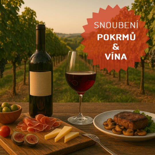 SNOUBENÍ JÍDLA S VÍNEM